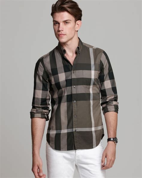 men's burberry shirts